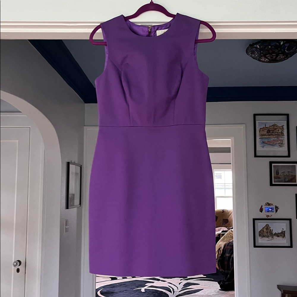 kate spade Purple Sleeveless Sheath Dress